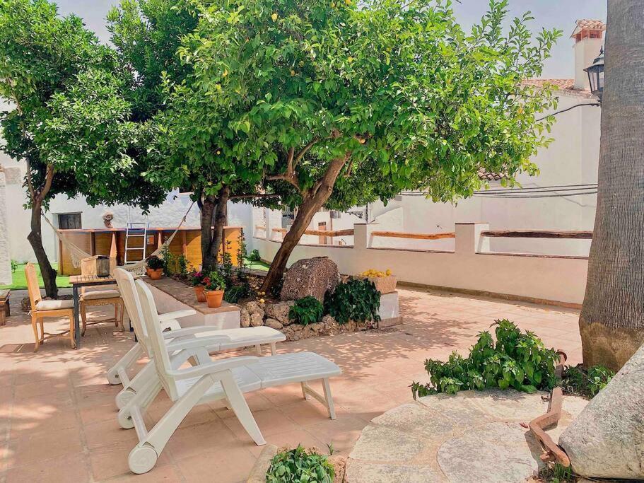 La Palmera. Casa Rural Con Piscina Privada. Бенадалид Экстерьер фото